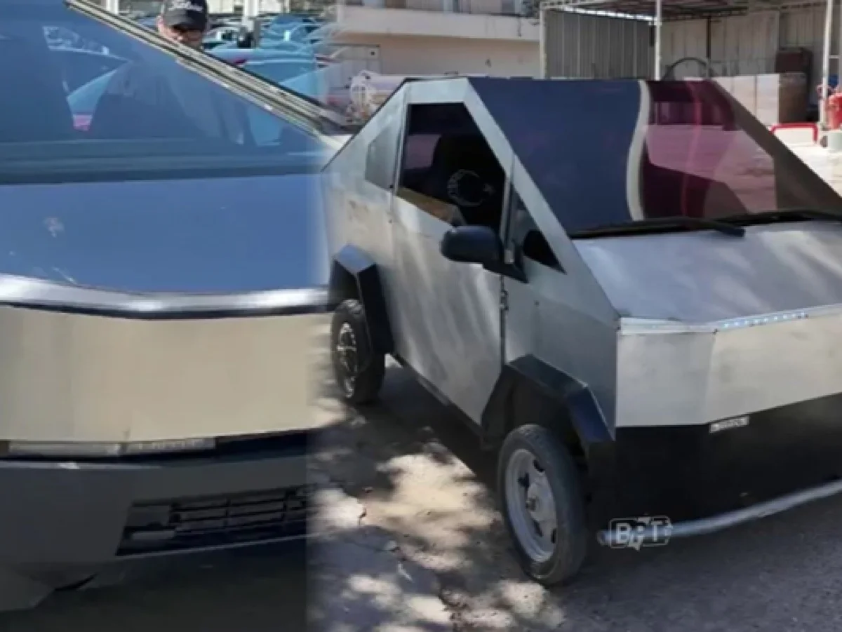 75 bin TL'lik bütçe ile Cybertruck yaptı! Görenler şoke oldu