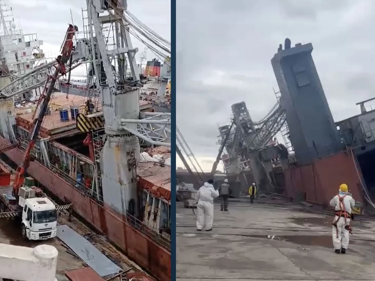 Tuzla'da bakıma alınan gemi yan yattı: 1 kişi hayatını kaybetti