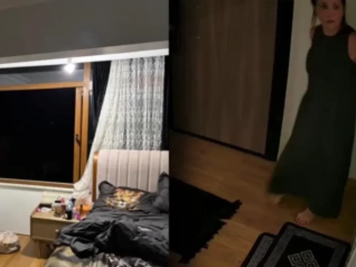 Güllü'nün düştükten hemen sonraki görüntüleri ortaya çıktı