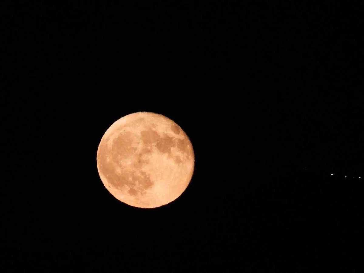 Gökyüzünde Süper Ay gecesi