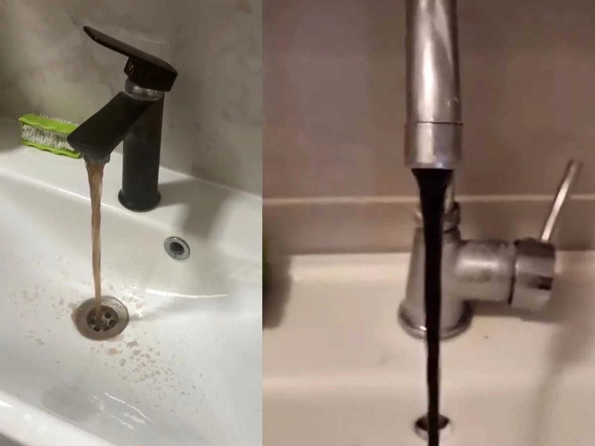 Tekirdağ'da musluklardan kahverengi ve siyah su şoku