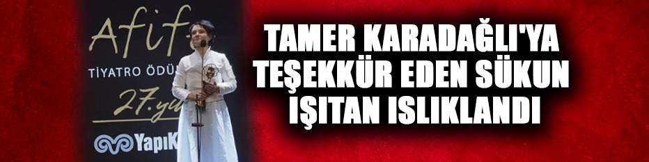 Tamer Karadağlı'ya teşekkür eden Sükun Işıtan ıslıklandı