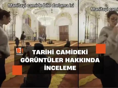 Aziziye Camisi’nde çekilen video tepki çekti: Soruşturma başlatıldı